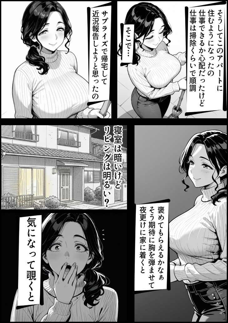【エロマンガ】アパートの大家さんとの不倫関係がシコリティーすぎる！