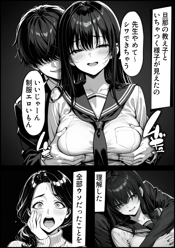 【エロマンガ】お互いトラウマを抱えた人妻と大学生がセックスに溺れる姿がヤバい！