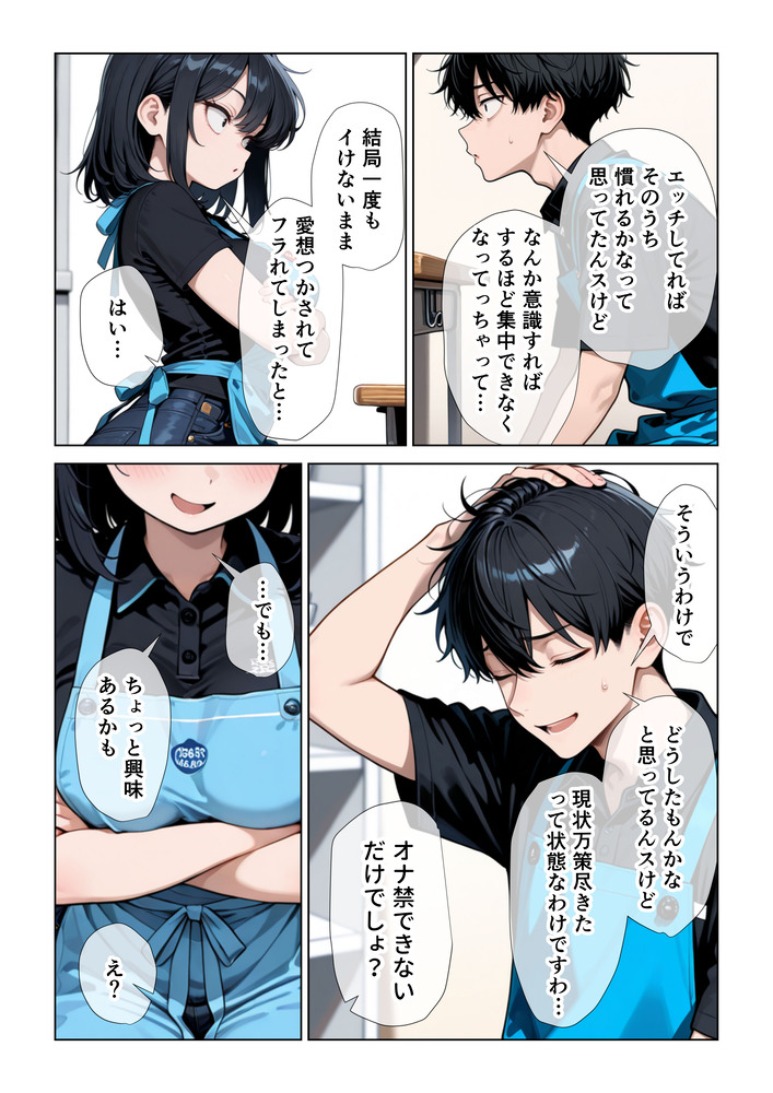 【えろまんが】何度もアクメしながら休まず責めたててくる先輩…遅漏を治す為に方法はこれだなwww