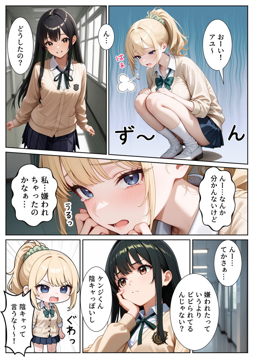 【エロ漫画】優しいギャルとの甘々SEXにドキドキが止まらない！