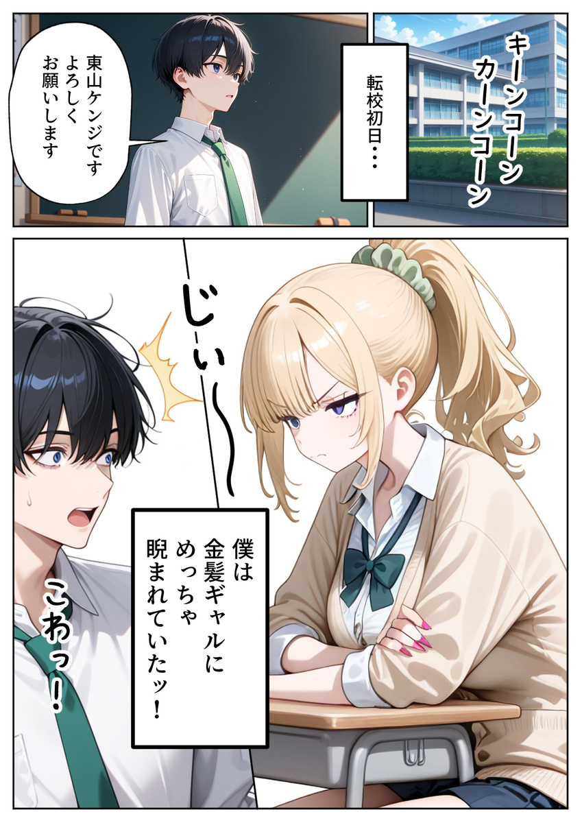 【エロ漫画】優しいギャルとの甘々SEXにドキドキが止まらない！