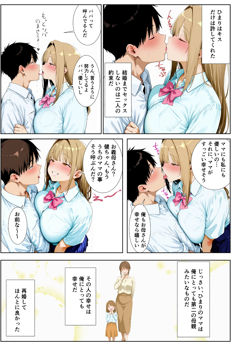 【エロ漫画】僕の大好きな幼馴染は新しい義父によって処女膜を破られ…