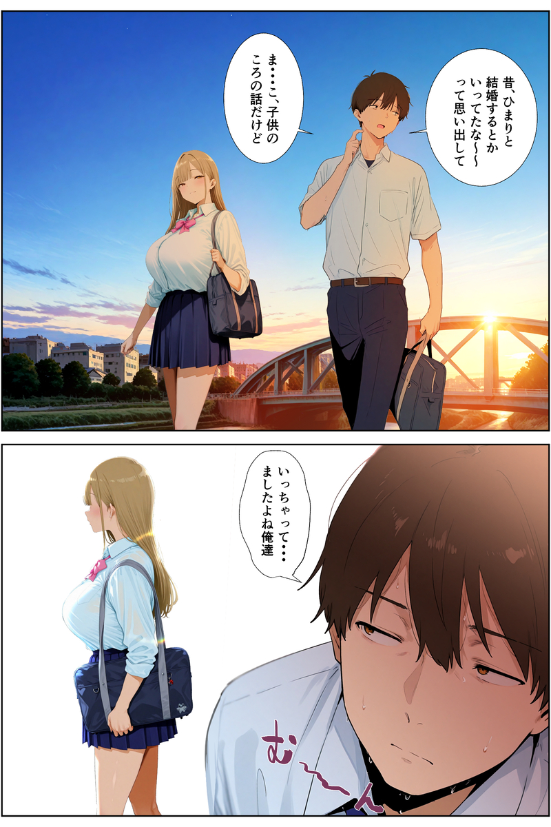 【エロ漫画】僕の大好きな幼馴染は新しい義父によって処女膜を破られ…