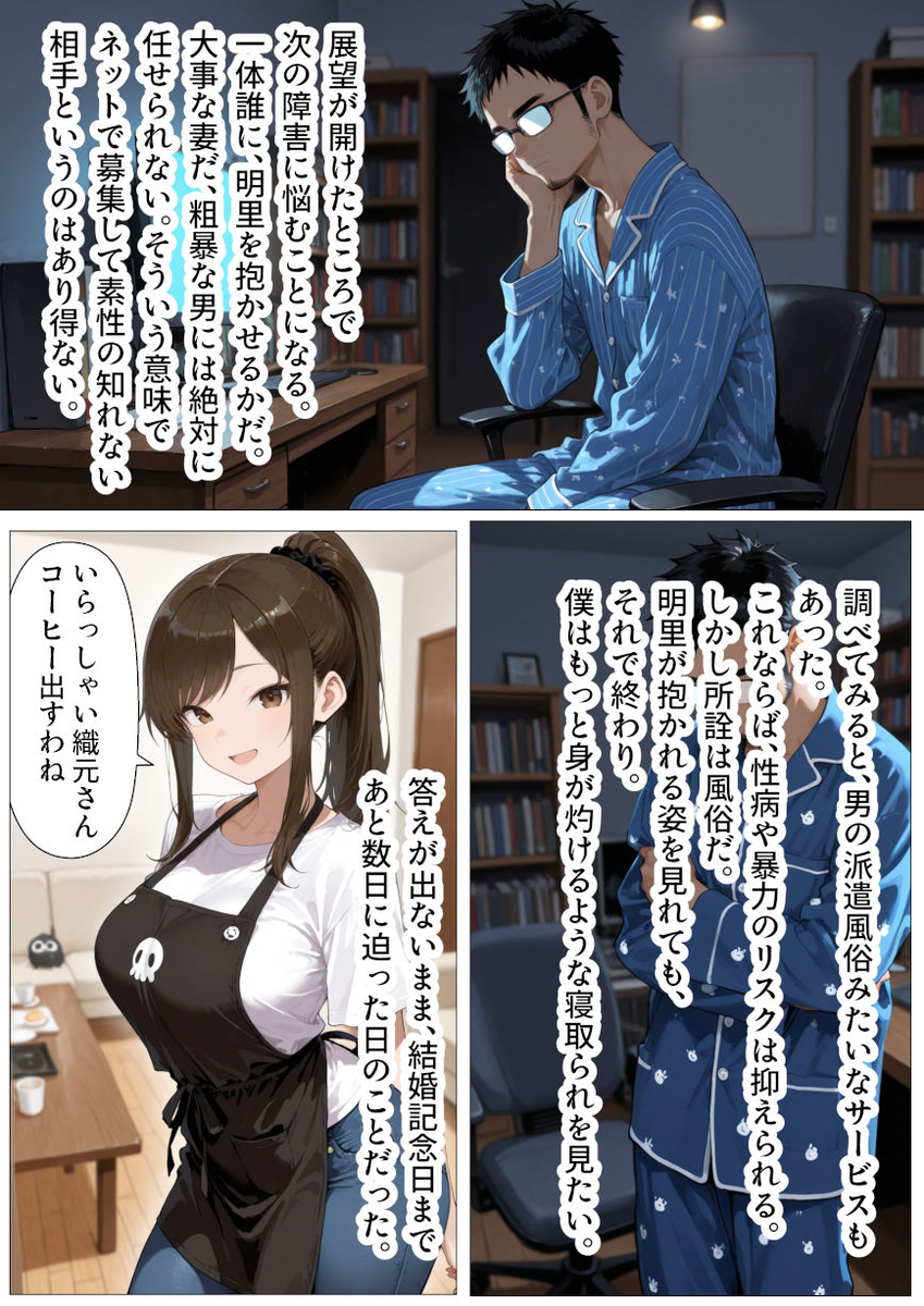 【エロ漫画】夫以外の男に抱かれてアクメしてる人妻ってたまらないっすね！