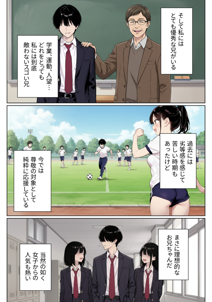 【エロマンガ】兄の心の安堵の為に私の初めても奪われて…