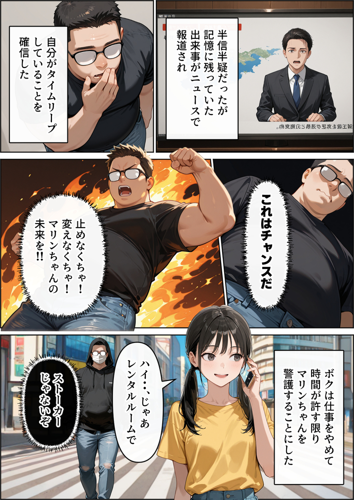 【エロマンガ】「似てる…だけかもしれない…よな…？」大好きなアイドルがまさかのハメ撮りビデオに…