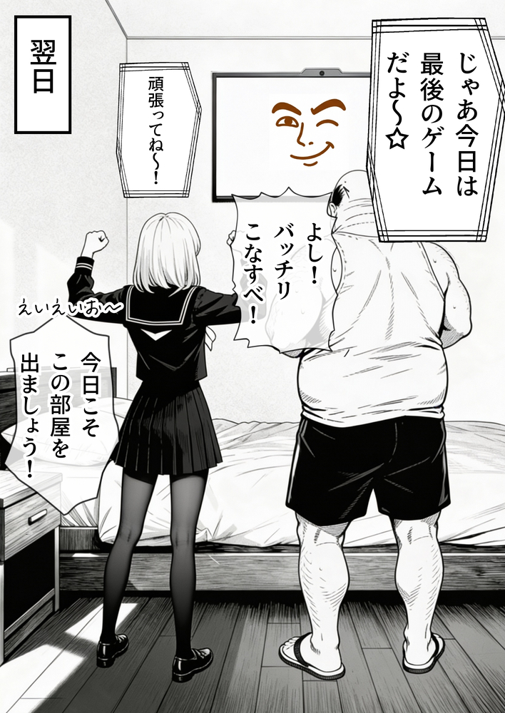 【エロ漫画】俺達にとって心の中に妄想を具現化したヒーローはこのおじさんだと思うwww