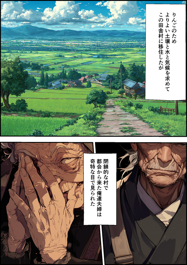 【エロ漫画】夫を支えるために一緒に移住した田舎街で権力者に狙われた人妻の運命が…