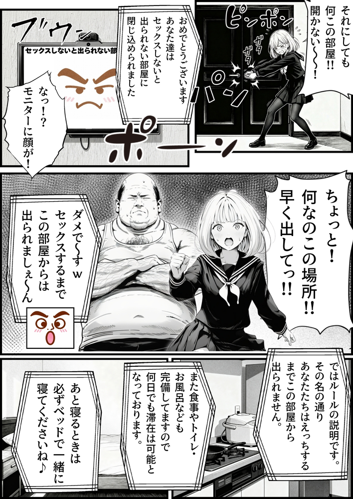 【エロ漫画】俺達にとって心の中に妄想を具現化したヒーローはこのおじさんだと思うwww