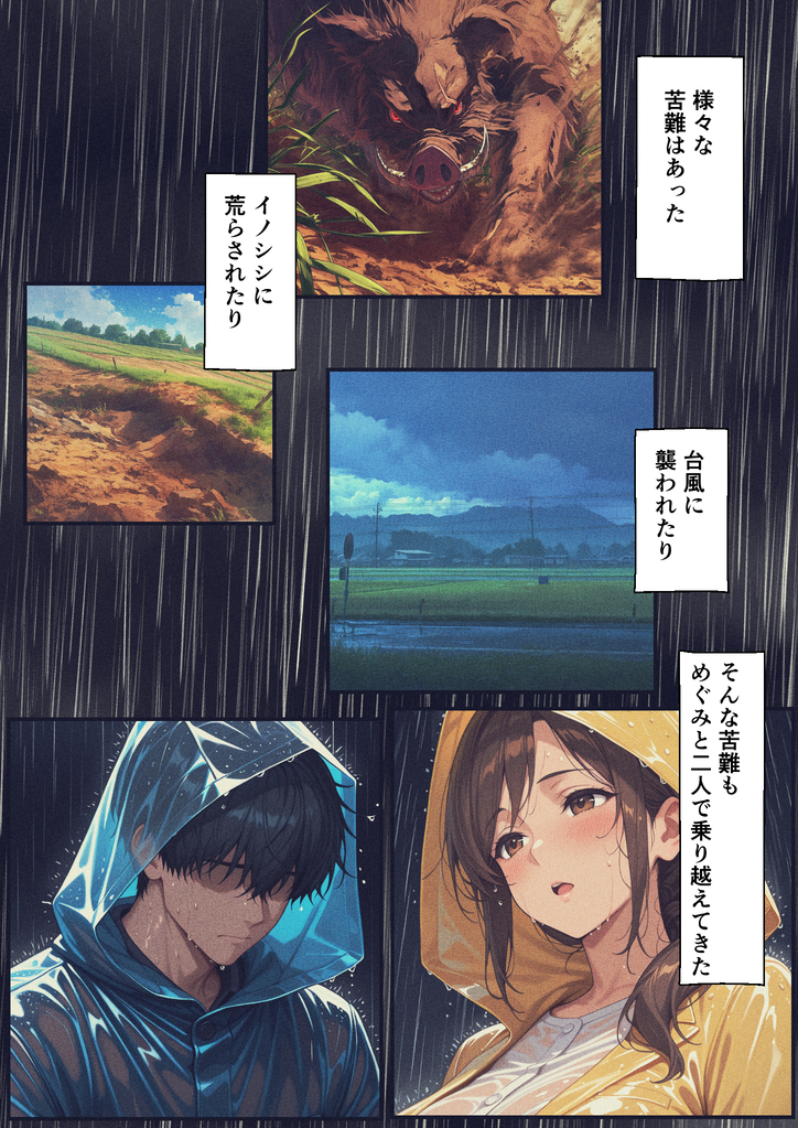 【エロ漫画】夫を支えるために一緒に移住した田舎街で権力者に狙われた人妻の運命が…