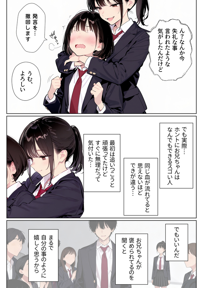 【エロマンガ】兄の心の安堵の為に私の初めても奪われて…