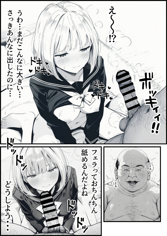 【エロ漫画】俺達にとって心の中に妄想を具現化したヒーローはこのおじさんだと思うwww