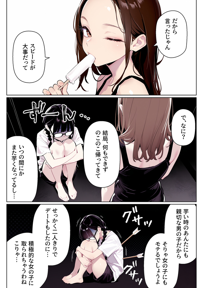 【エロマンガ】姉に協力してもらって好きな男の子に振り向いてもらう為に…