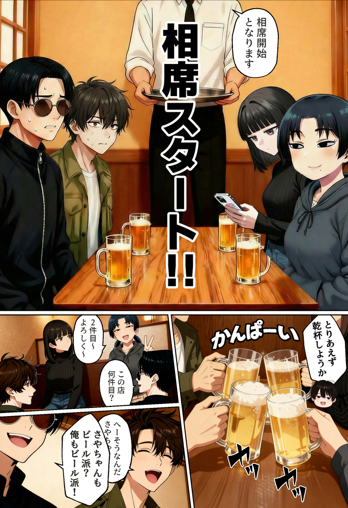 【エロマンガ】某居酒屋に行った時にのリアルすぎる体験談がエロ過ぎる！