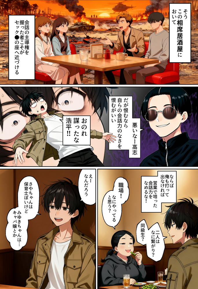 【エロマンガ】某居酒屋に行った時にのリアルすぎる体験談がエロ過ぎる！