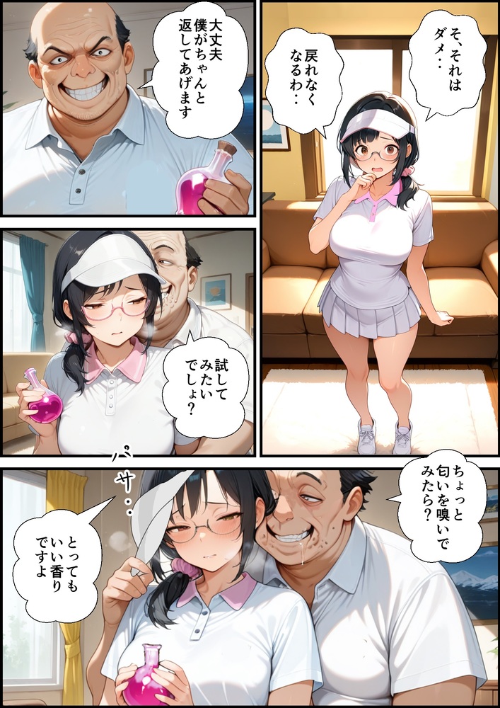 【エロマンガ】一度抱かれたおっさんとのセックスにのめり込んでいく人妻さんがシコリティーすぎる！