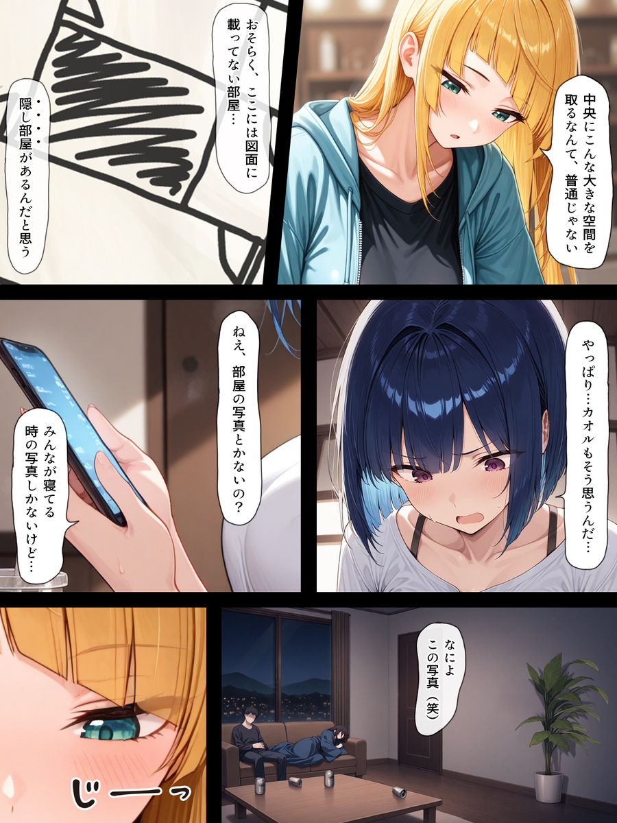 【エロ漫画】テニスサークルの飲み会がとんでもないエッチな展開で…