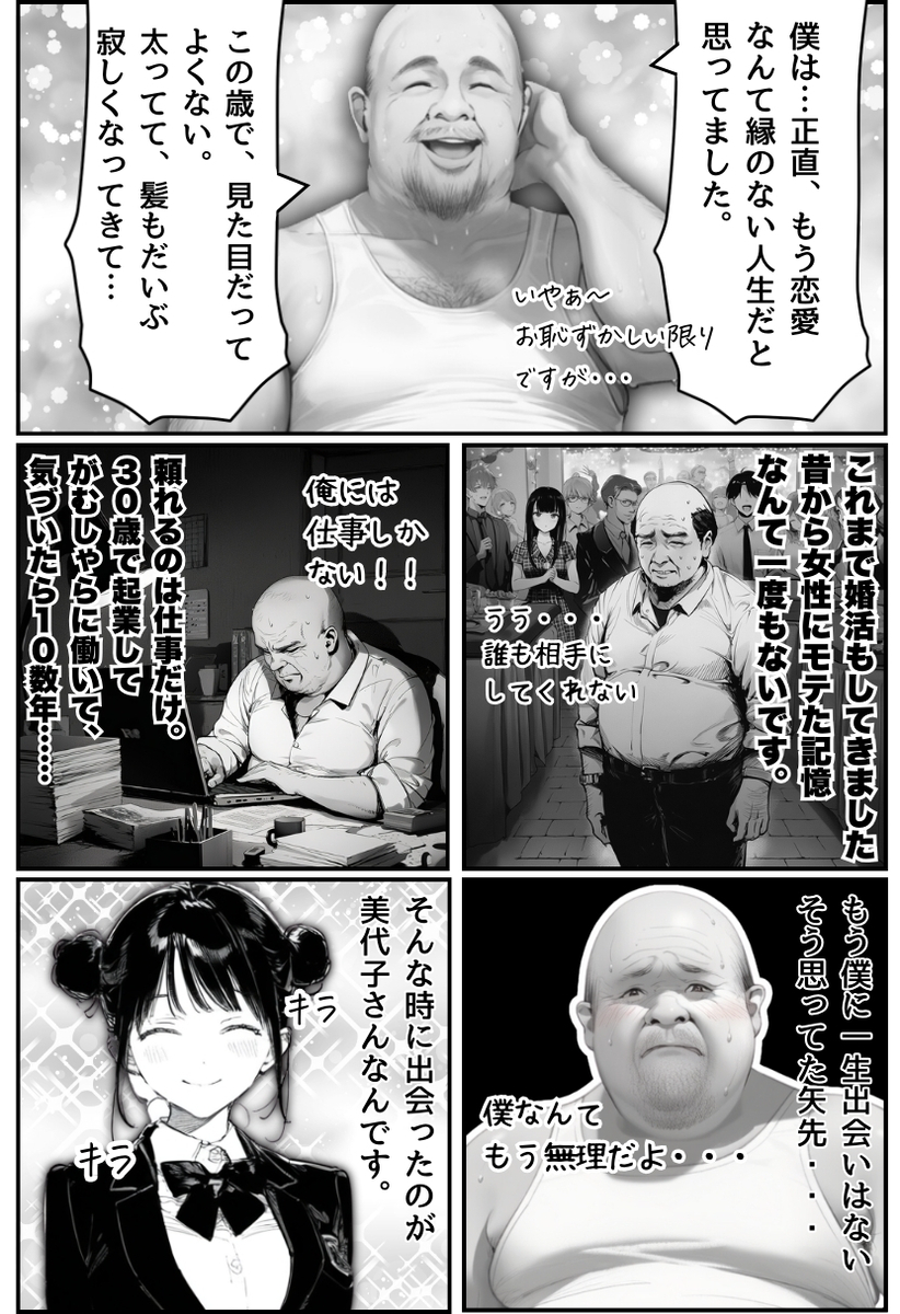 【エロ漫画】大好きな妹の彼氏がこんな中年おっさんって…しかもエッチしまくってるって…
