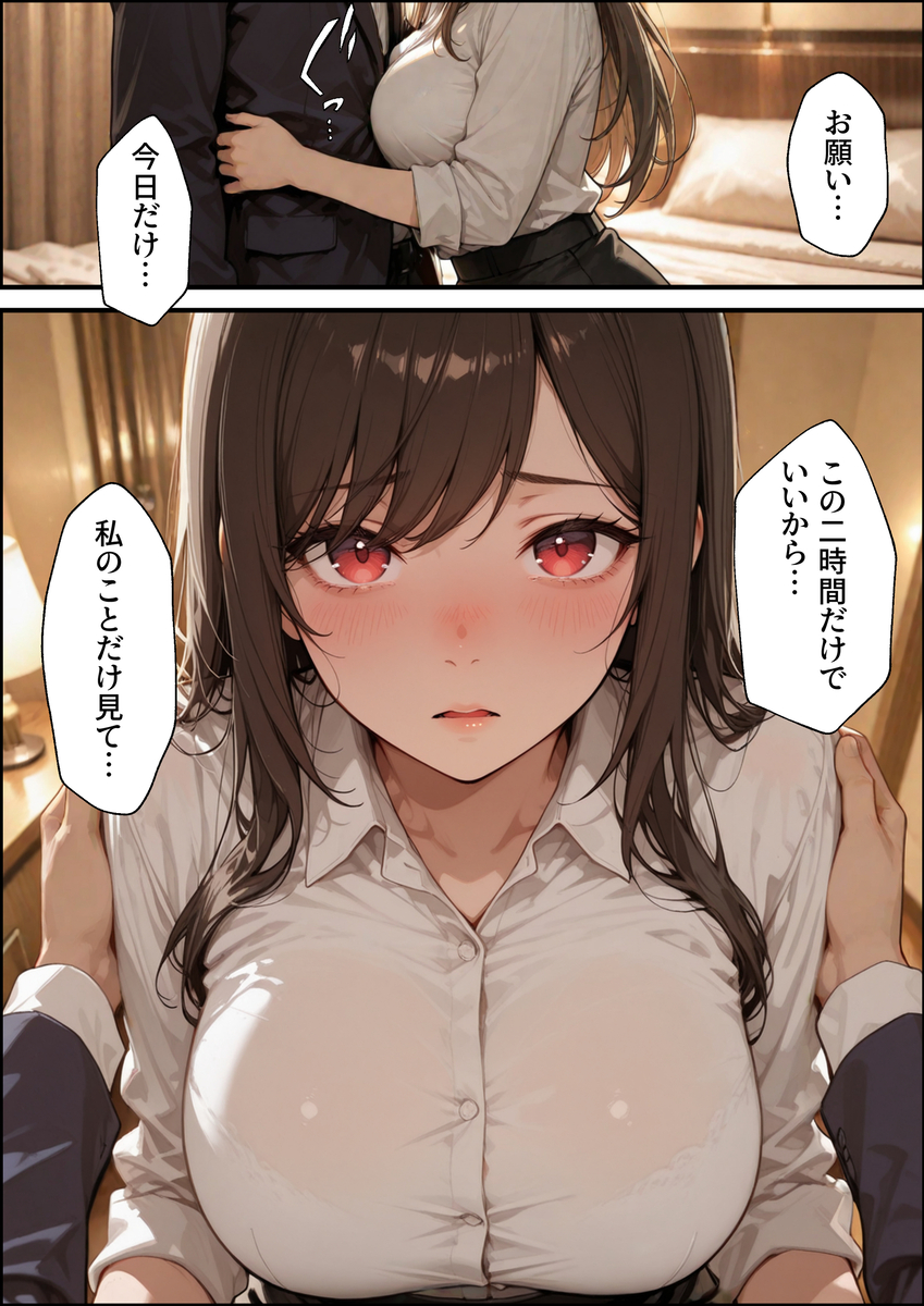 【エロ漫画】彼女を裏切り彼女の母親マ〇コに夢中になってしまった結果…