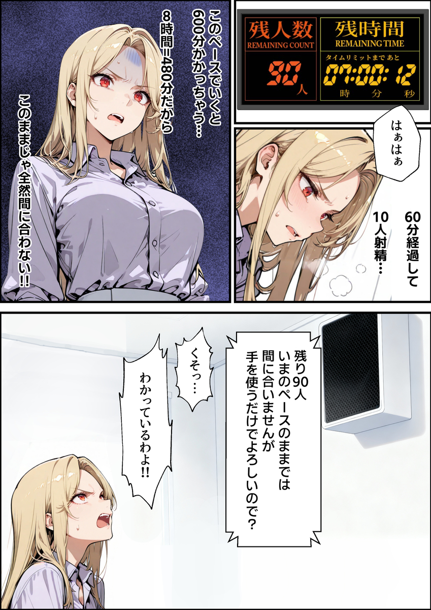 【えろまんが】ホストで豪遊する美容会社の女社長さん倒産危機の為にエッチなゲームに参戦することに…