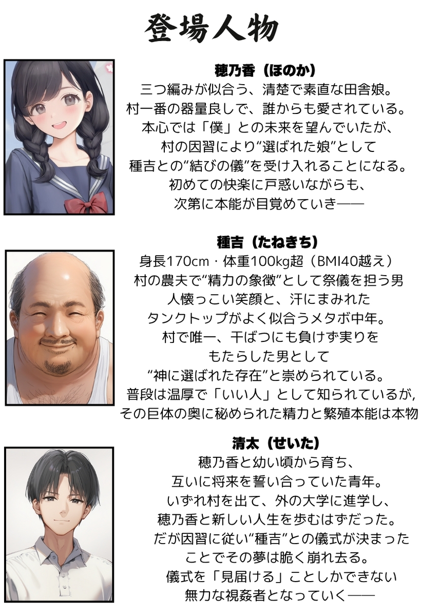 【エロマンガ】村の儀式という名の寝取りセックスがヤバ過ぎる！