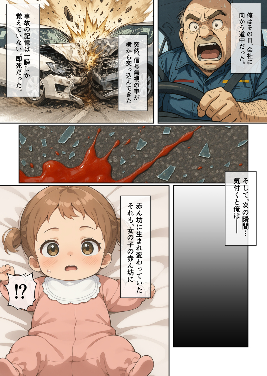 【エロマンガ】目を覚ますと…女の子に生まれ変わっていた！？あなたはナニをしてみますか？