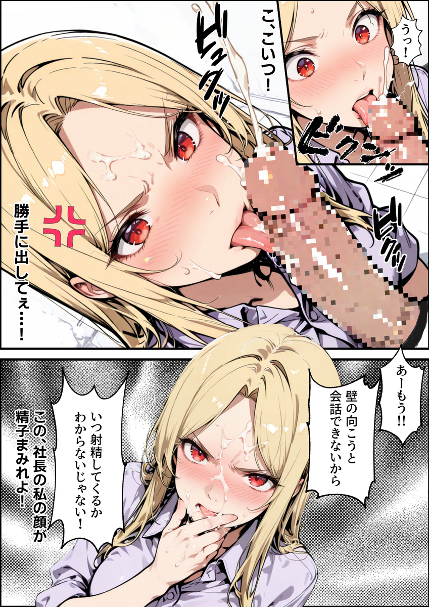 【えろまんが】ホストで豪遊する美容会社の女社長さん倒産危機の為にエッチなゲームに参戦することに…