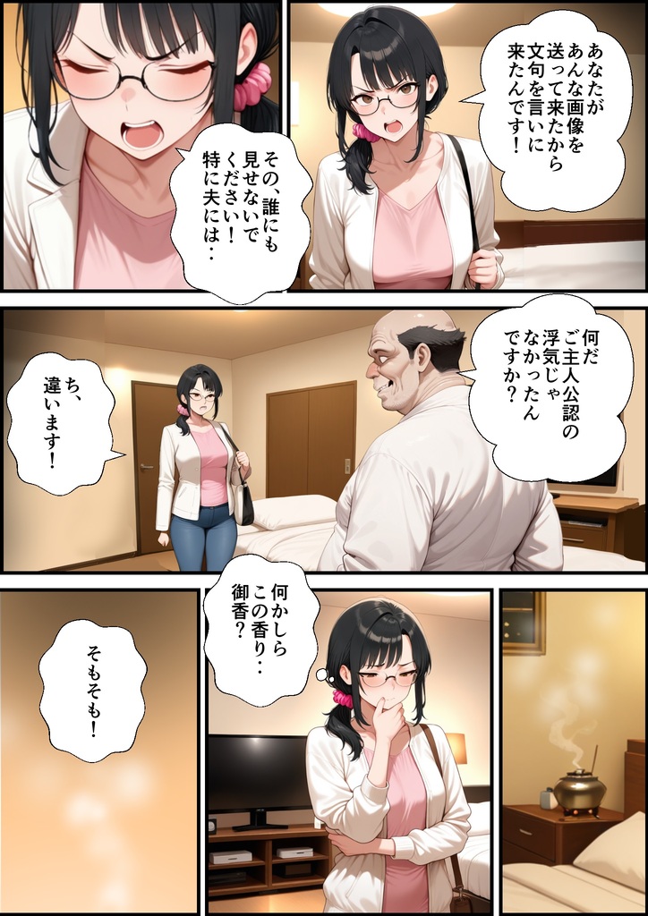 【エロマンガ】一度おっさんとの浮気セックスにハマってしまった奥様…再度おっさんとエッチをしてしまい…