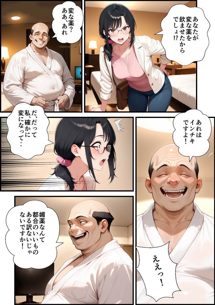 【エロマンガ】一度おっさんとの浮気セックスにハマってしまった奥様…再度おっさんとエッチをしてしまい…