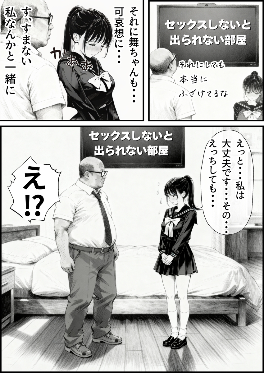 【エロ漫画】清純そうなJKが大人の女に変わる姿って最高にシコリティーですね！
