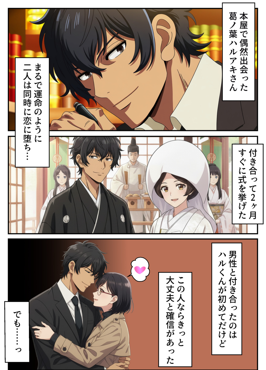 【エロマンガ】夫に抱かれようと頑張る奥様が女風俗を体験してみた結果…