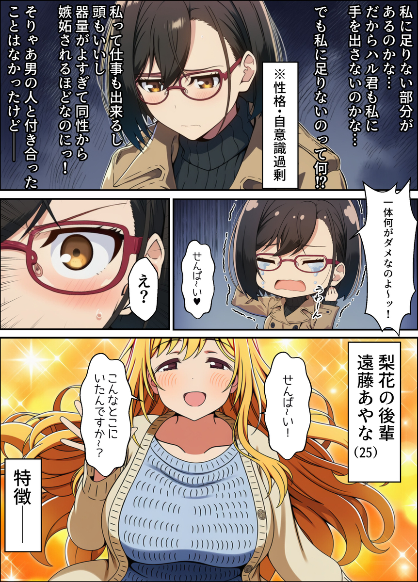 【エロマンガ】夫に抱かれようと頑張る奥様が女風俗を体験してみた結果…