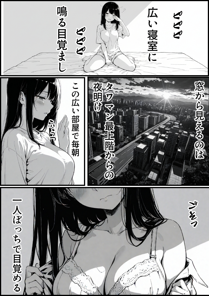 【エロ漫画】息子を一心に想う母の心と裏腹に疼き続ける身体の狭間で清純な人妻は少しずつ堕ちていく