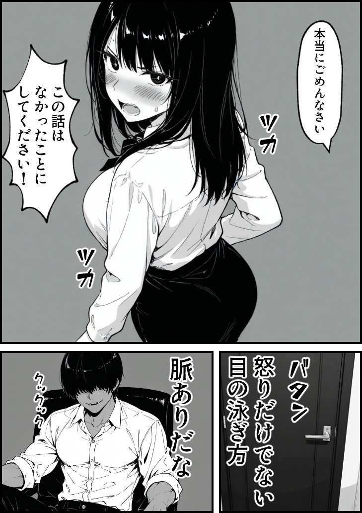 【エロ漫画】息子を一心に想う母の心と裏腹に疼き続ける身体の狭間で清純な人妻は少しずつ堕ちていく