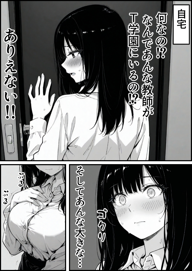 【エロ漫画】息子を一心に想う母の心と裏腹に疼き続ける身体の狭間で清純な人妻は少しずつ堕ちていく