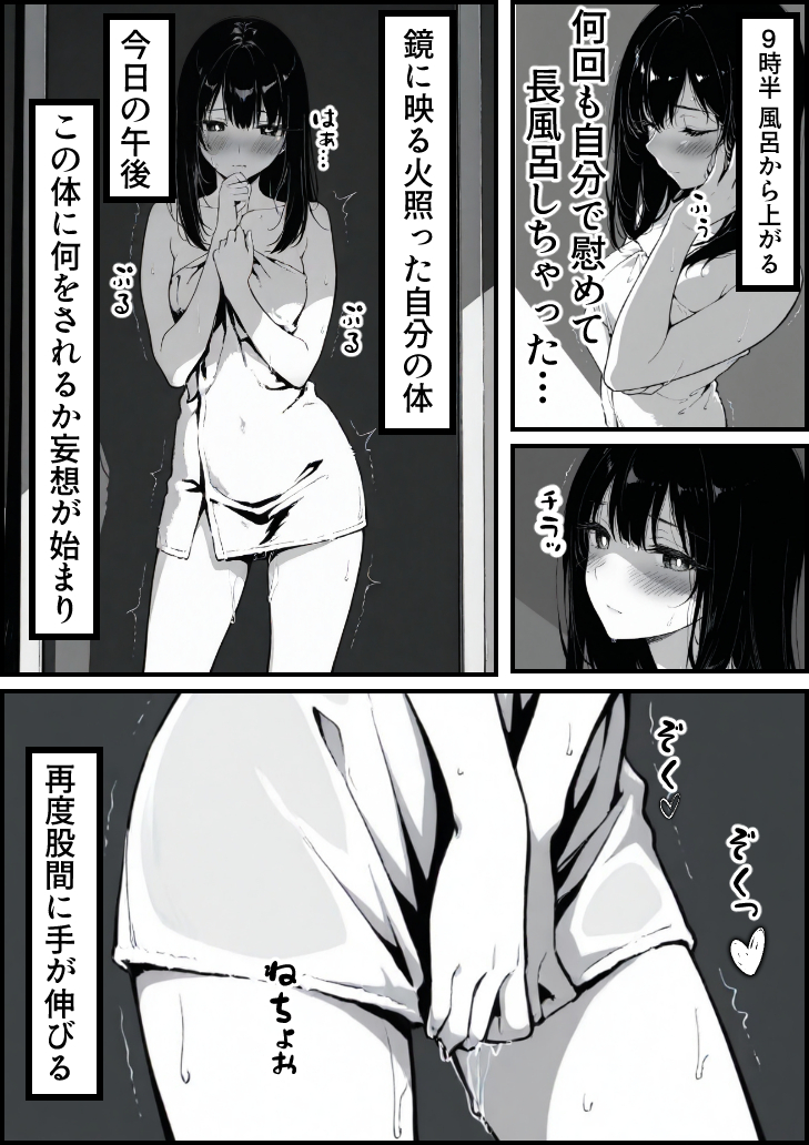 【エロ漫画】息子を一心に想う母の心と裏腹に疼き続ける身体の狭間で清純な人妻は少しずつ堕ちていく
