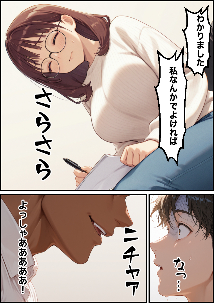 【エロマンガ】夫の事故がきっかけで賠償のためにAV出演を強いられた人妻さん…本当の快楽を知ってしまう…