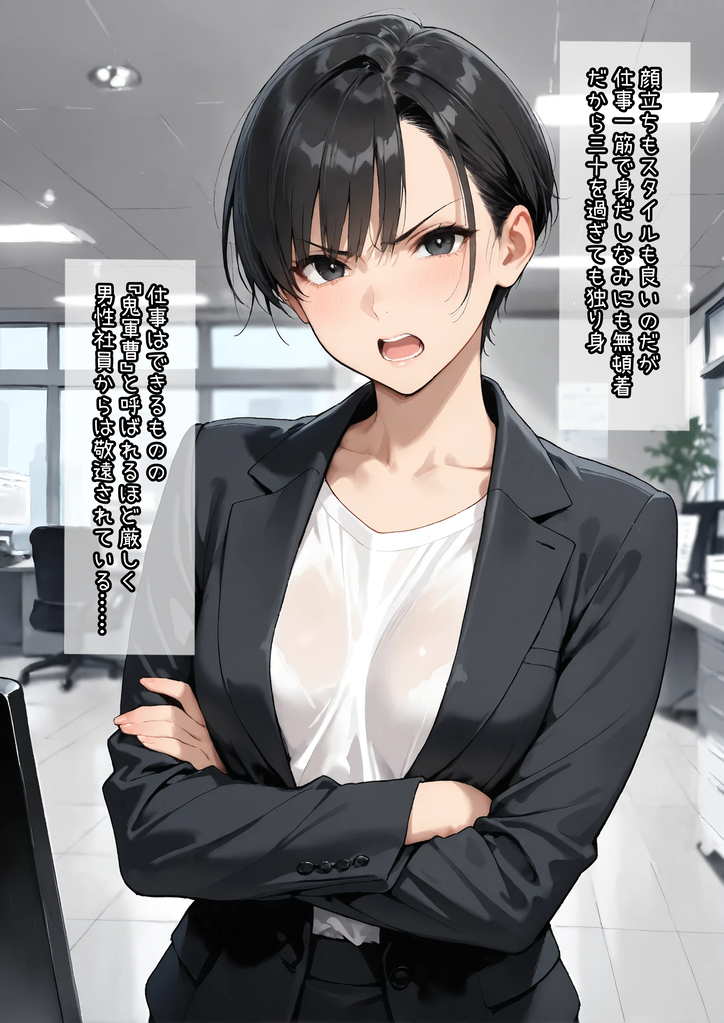 【エロマンガ】泥酔したムカつく女上司を孕ませるまで中出ししたった