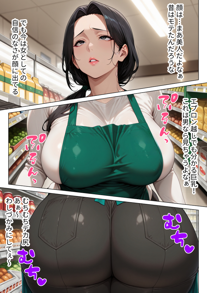 【エロ漫画】期待と罪悪感で揺れる動く人妻さんが浮気中出しセックスに溺れて…