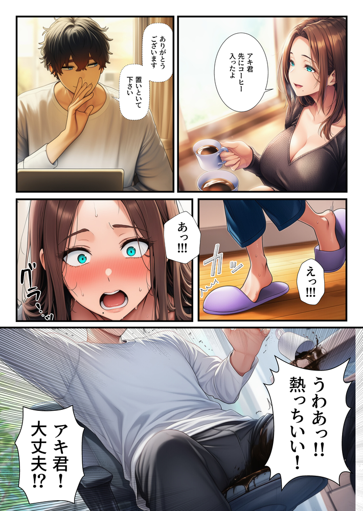 【えろまんが】隣に住んでる人妻さんと理想的すぎるエッチな関係にドキドキが止まらない！