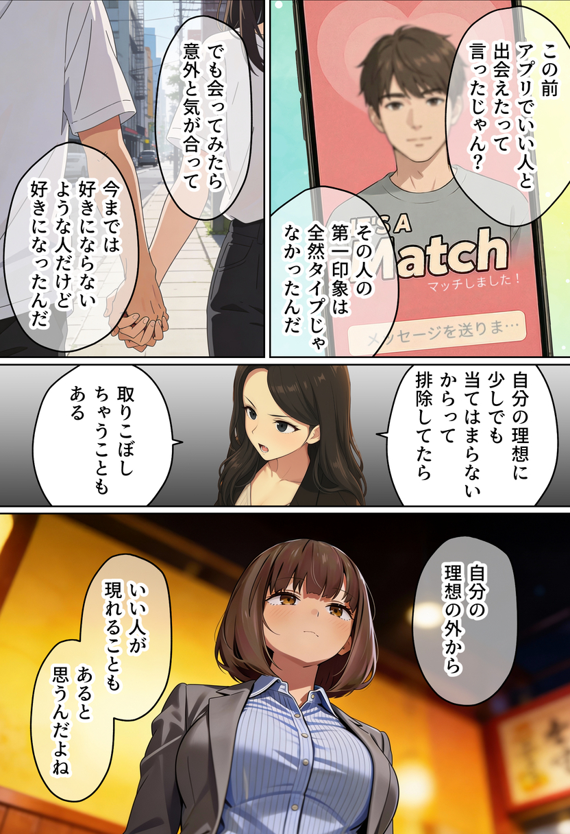 【えろまんが】心を壊された女性がマッチングアプリで自分を取り戻していく姿にドキドキが止まらなくなる…