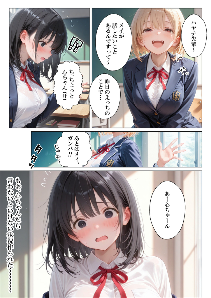 【エロ漫画】早漏体質の彼氏より絶倫教師を選んでしまった女の子の運命が…