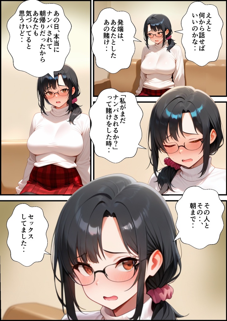 【エロ漫画】毒オジのセフレになってしまった人妻さん…とうとうハメ撮りAV出演することに…