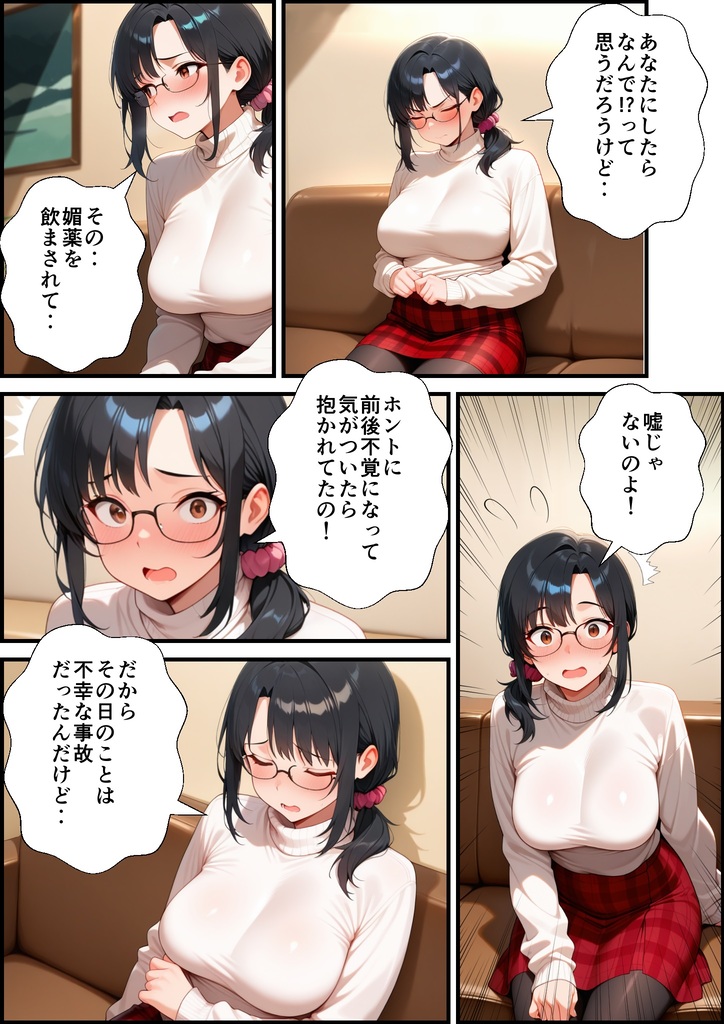 【エロ漫画】毒オジのセフレになってしまった人妻さん…とうとうハメ撮りAV出演することに…