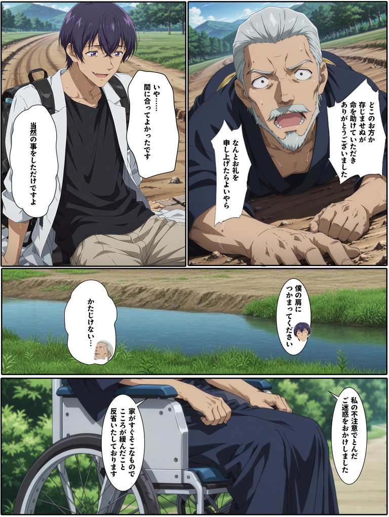 【えろまんが】ワイ…過去にタイムスリップしたら突然綺麗な人妻さんにザーメンを求められる…