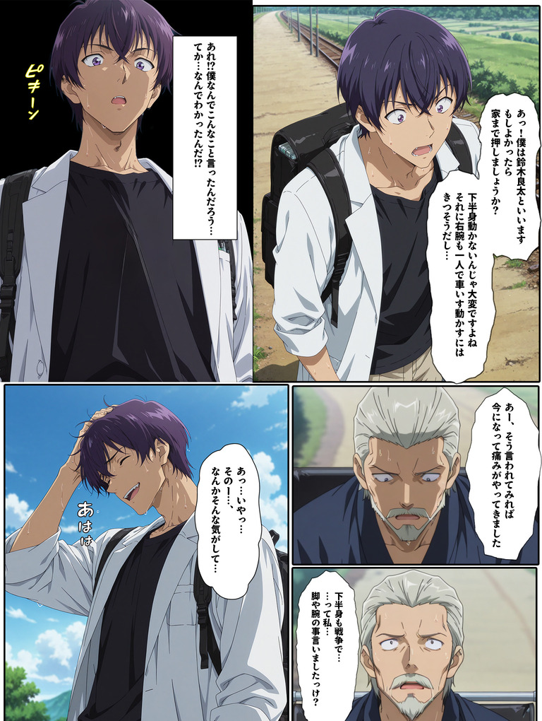 【えろまんが】ワイ…過去にタイムスリップしたら突然綺麗な人妻さんにザーメンを求められる…