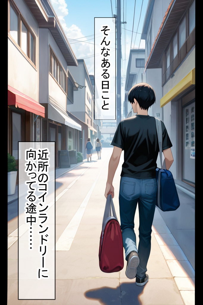 【エロ漫画】1年間のセックスレスの人妻さん隣に住んでる若い男のアソコで完全にメス堕ち…