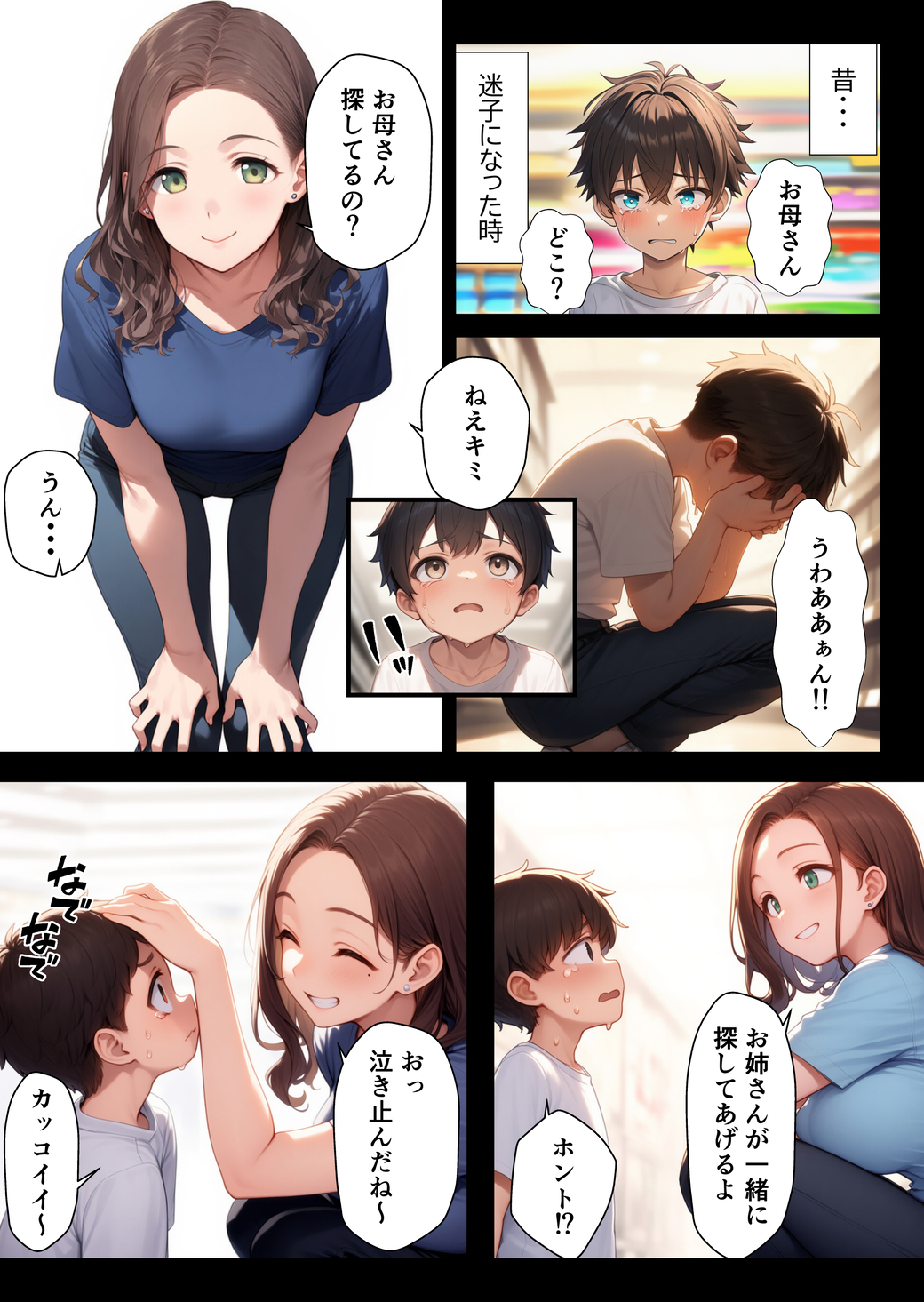 【えろまんが】初恋相手との昔の約束…こんな形で結ばれてる姿にドキドキがとまらない！