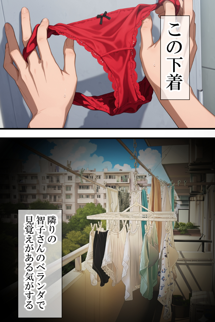 【エロ漫画】1年間のセックスレスの人妻さん隣に住んでる若い男のアソコで完全にメス堕ち…