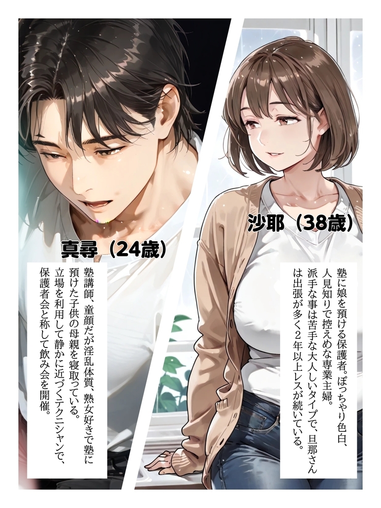 【えろまんが】年下のヤリモク教師との軽い気持ちでのエッチにハマっていく奥様がシコリティー